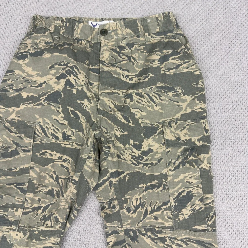 US Air Force Cargo Joggers Mens 32L Digital Tiger Stripe Camo Pants Military